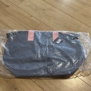 Pureology Gray Tote Bag with Pink Handles